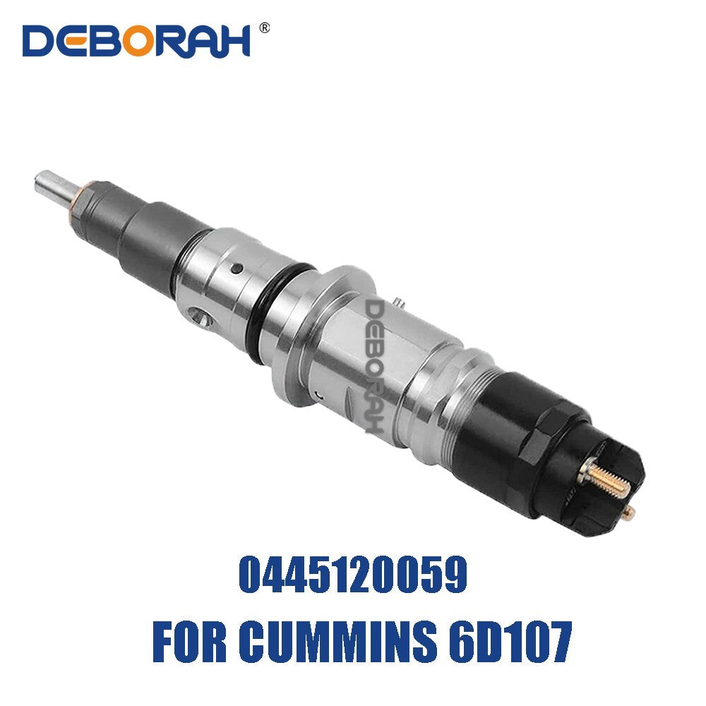 6x Fuel Injector 0445120059 0445120231 For Komatsu PC200-8 PC220-8 PC240-8