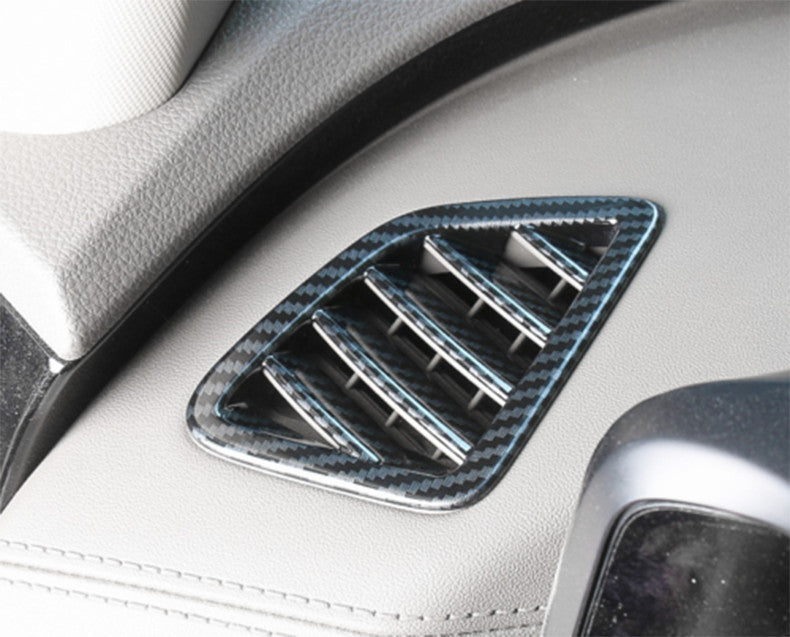 for Kia Carnival 2022-2023 Carbon Fiber Dashboard Upper Air Outlet Vent Trim 2x