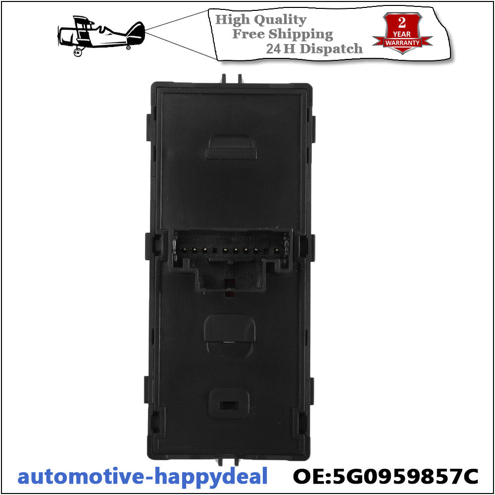 Right Master Power Electric Window Switch for VW for Seat for Skoda RHD UK 5G0959857C