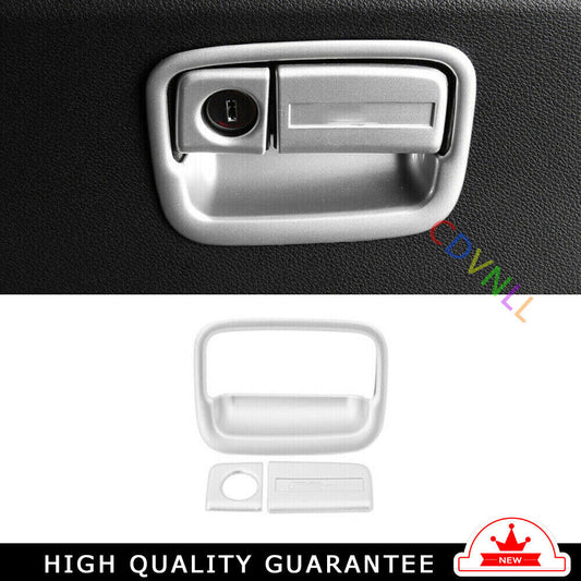 for Co -Pilot Storage Box Handle Sticker Trim for Honda CRV CR-V 17-22 Matte Silver