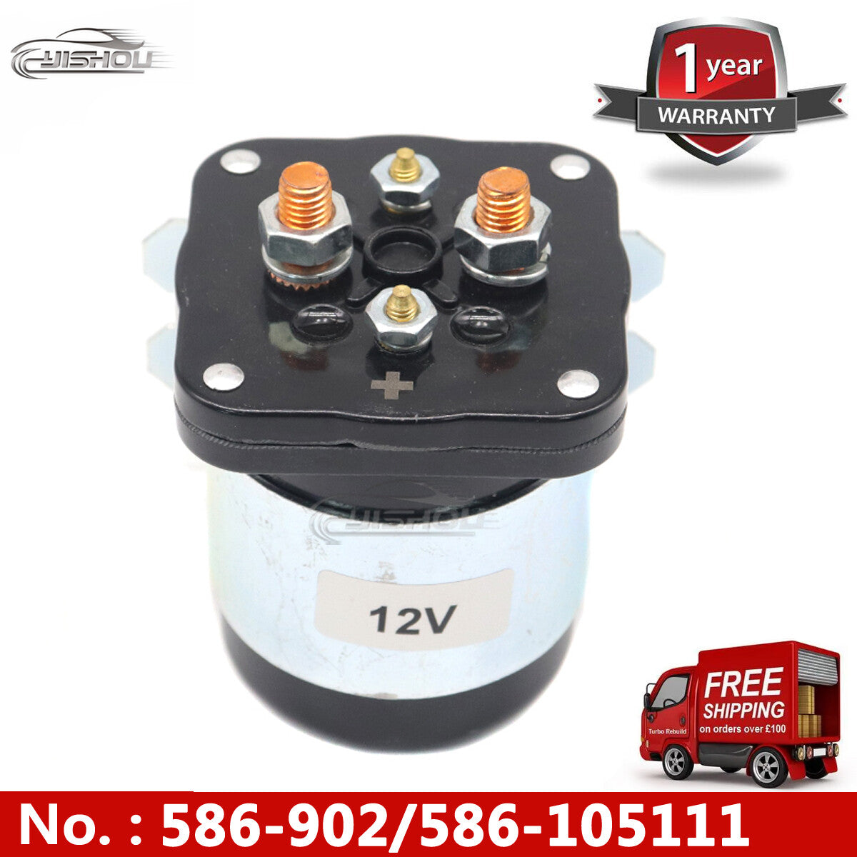 Replacement parts for 12V solenoid valves 586-902 and 586-105111, new for white Rogers 12V 200A.