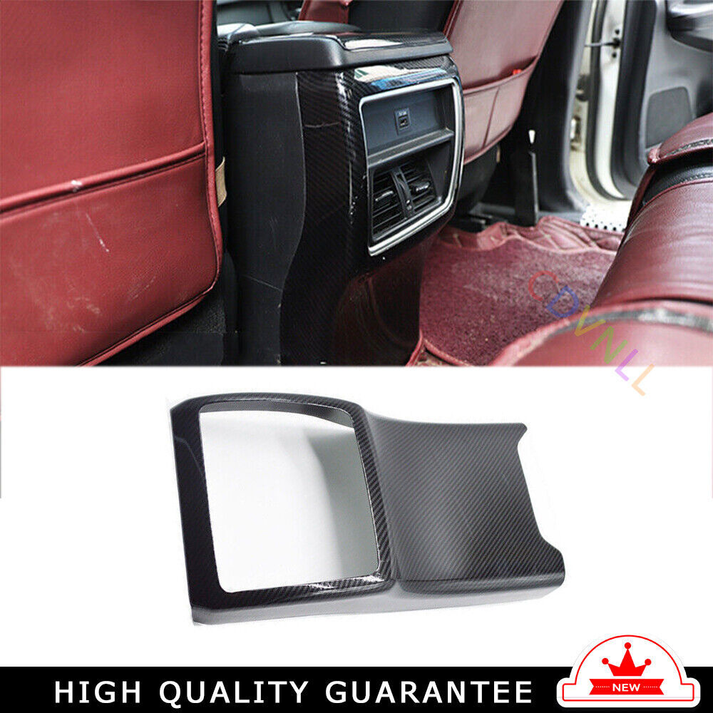 Inner Rear Air Outlet Vent Frame Trim Fit for Nissan Murano 2015-21 Carbon Fiber