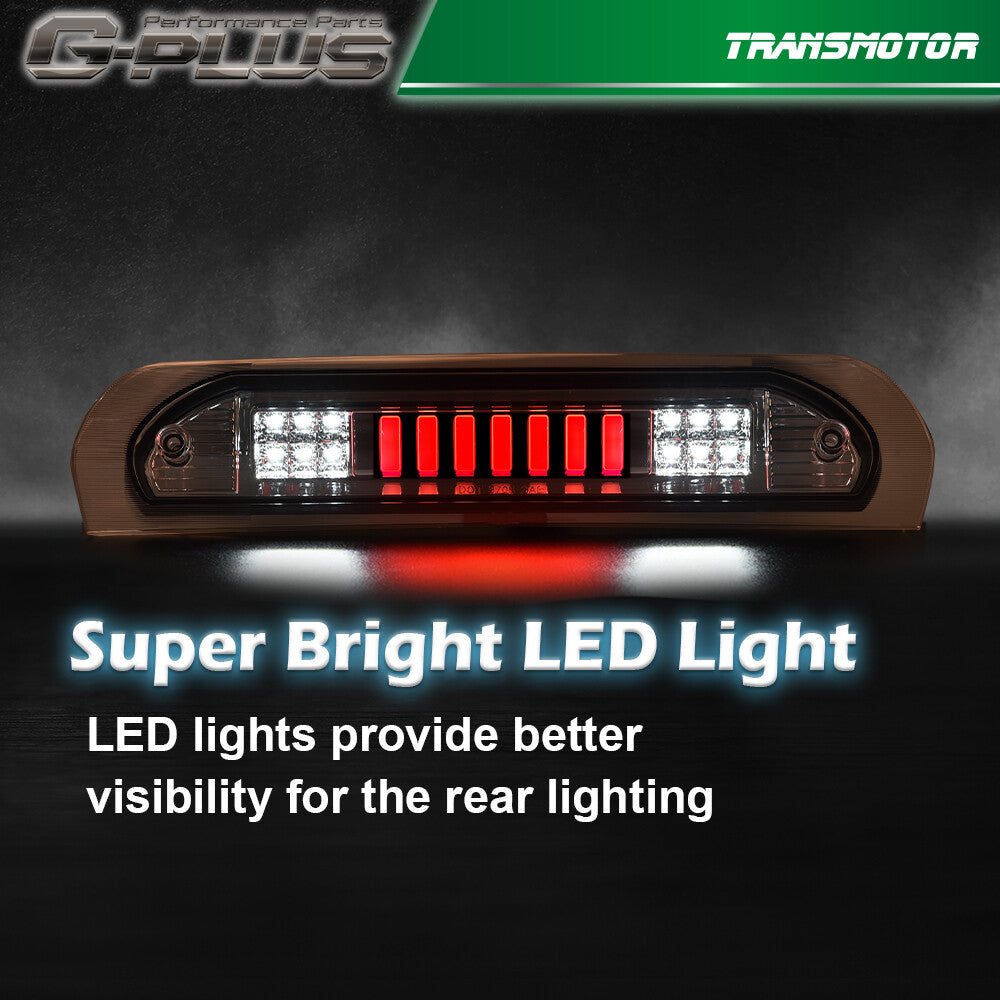 Fits 02-09 for Dodge for Ram 1500 2500 Clear LED Third Tail Brake Light/Cargo Light