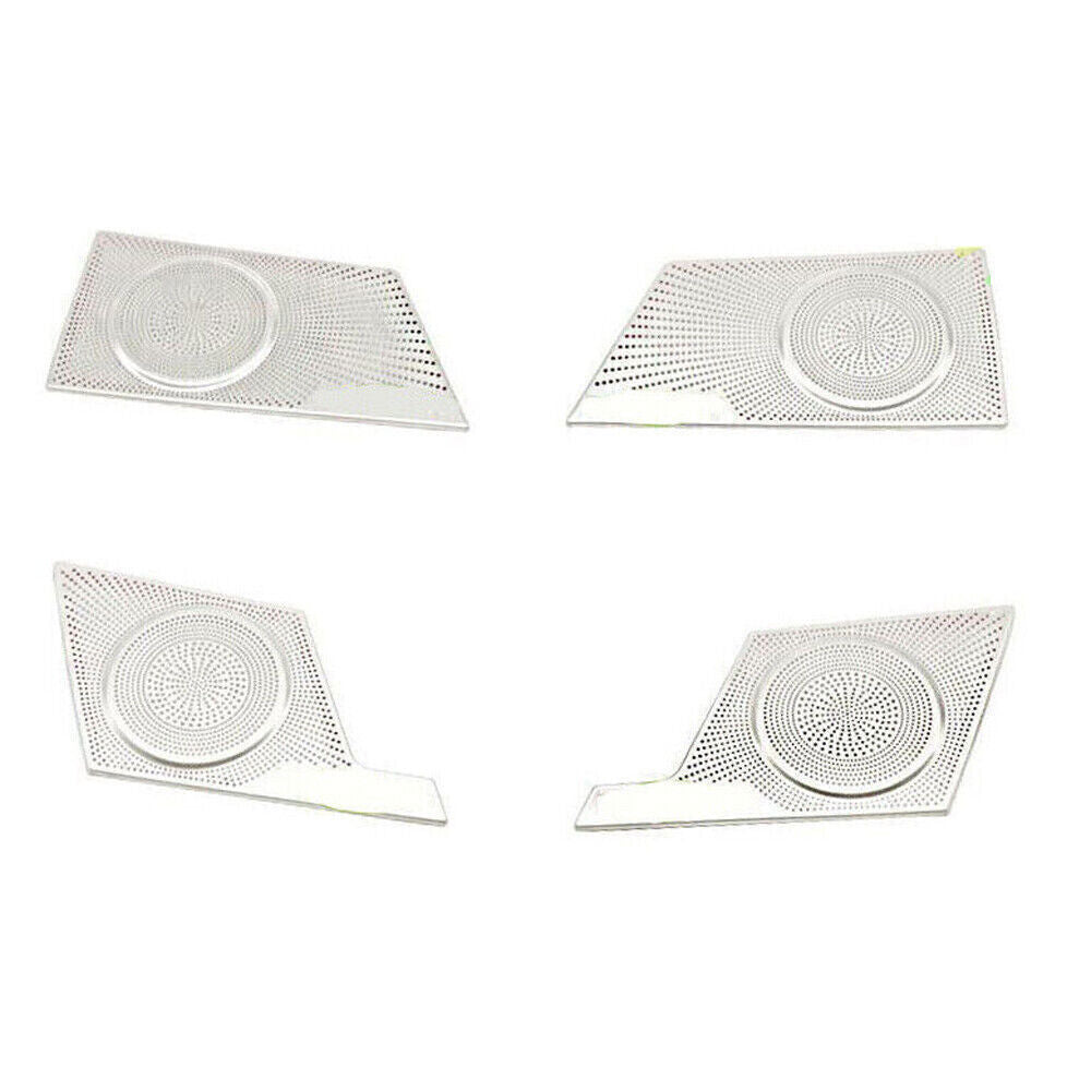 for Volkswagen Atlas 2018-23 Steel Silver Door Speaker Bezel Frame Cover Trim 4P