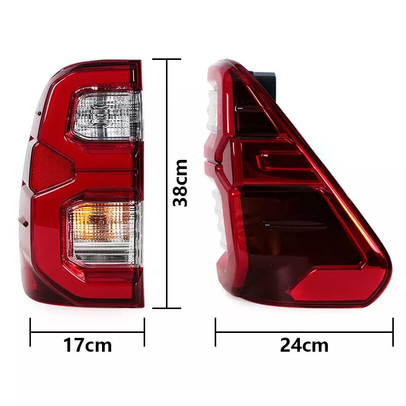 Pickup unit for Toyota Hilux Revo Rocco SR5 2020/2021, LED taillights.