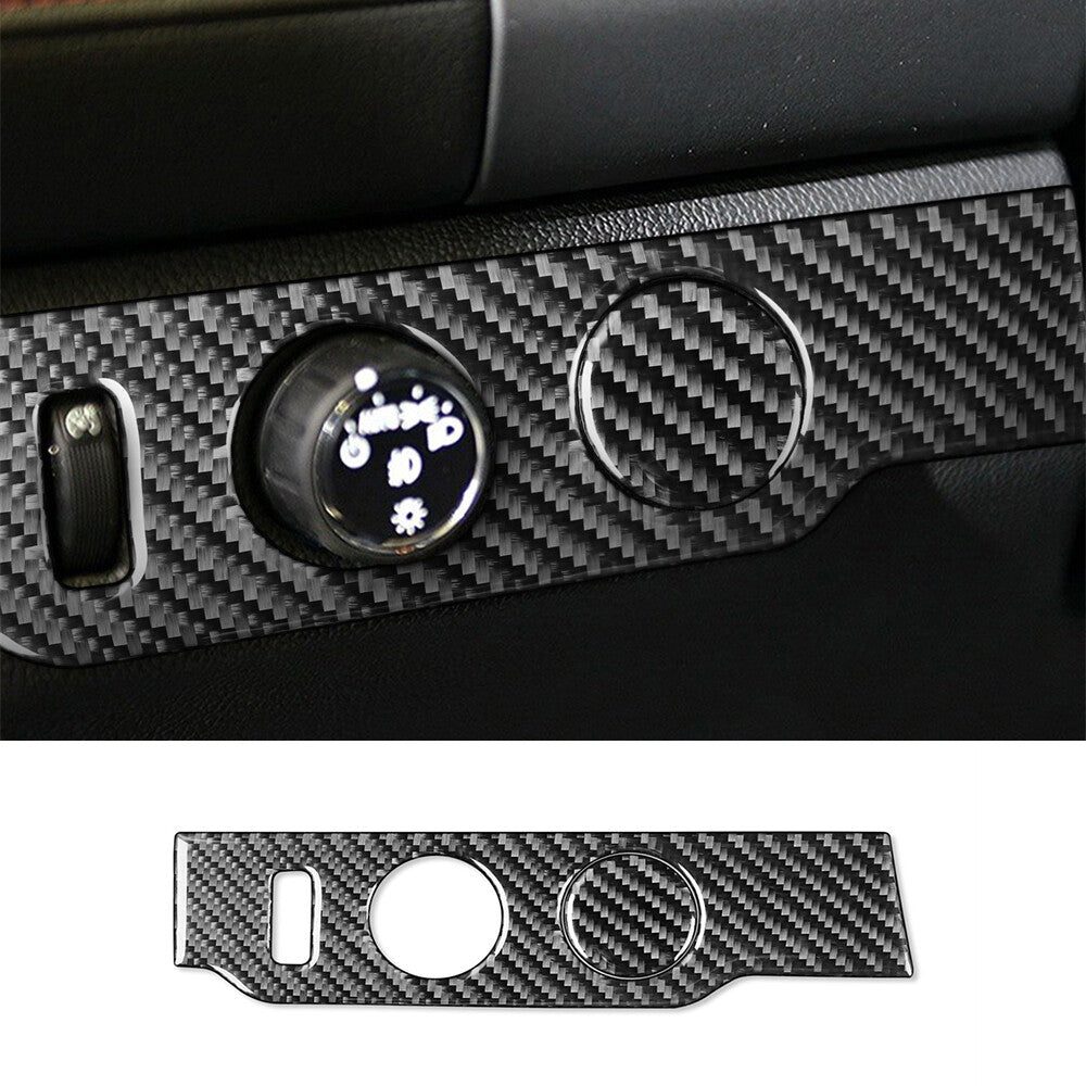Carbon Fiber Headlight Switch Button Trim for Chevrolet Colorado / for GMC for Canyon 15+