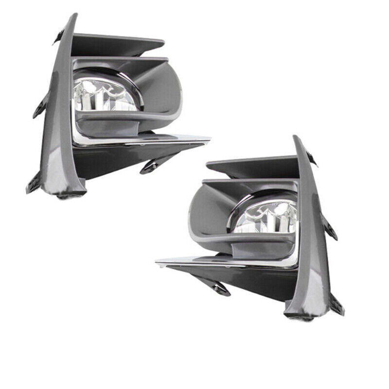 Left+Right LED Clear DRL Fog Light Lamps+Cover W/Blubs for Toyota for Sienna 2018-20