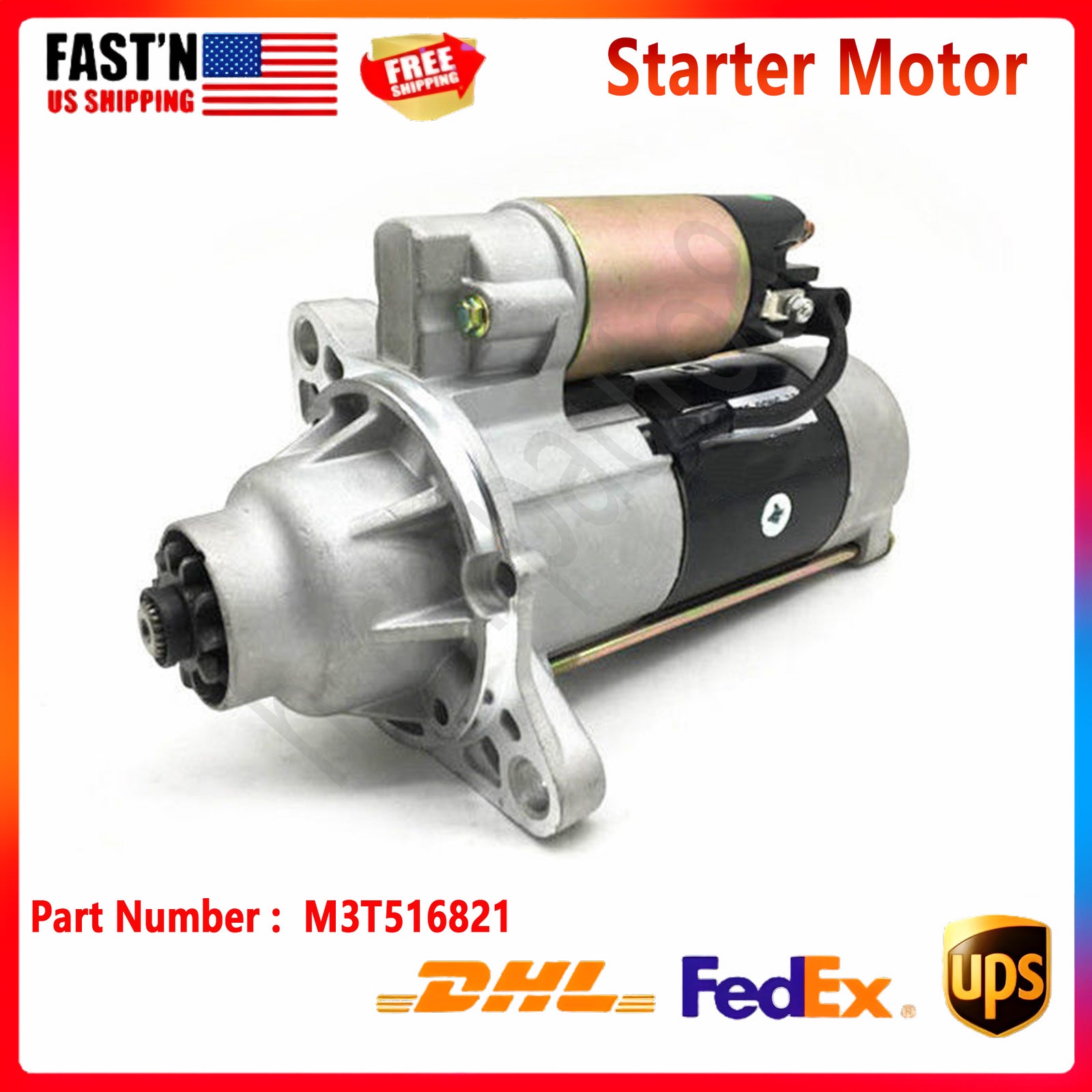 New Starter M3T516821 Compatible with E200 E320 S6K Excavator