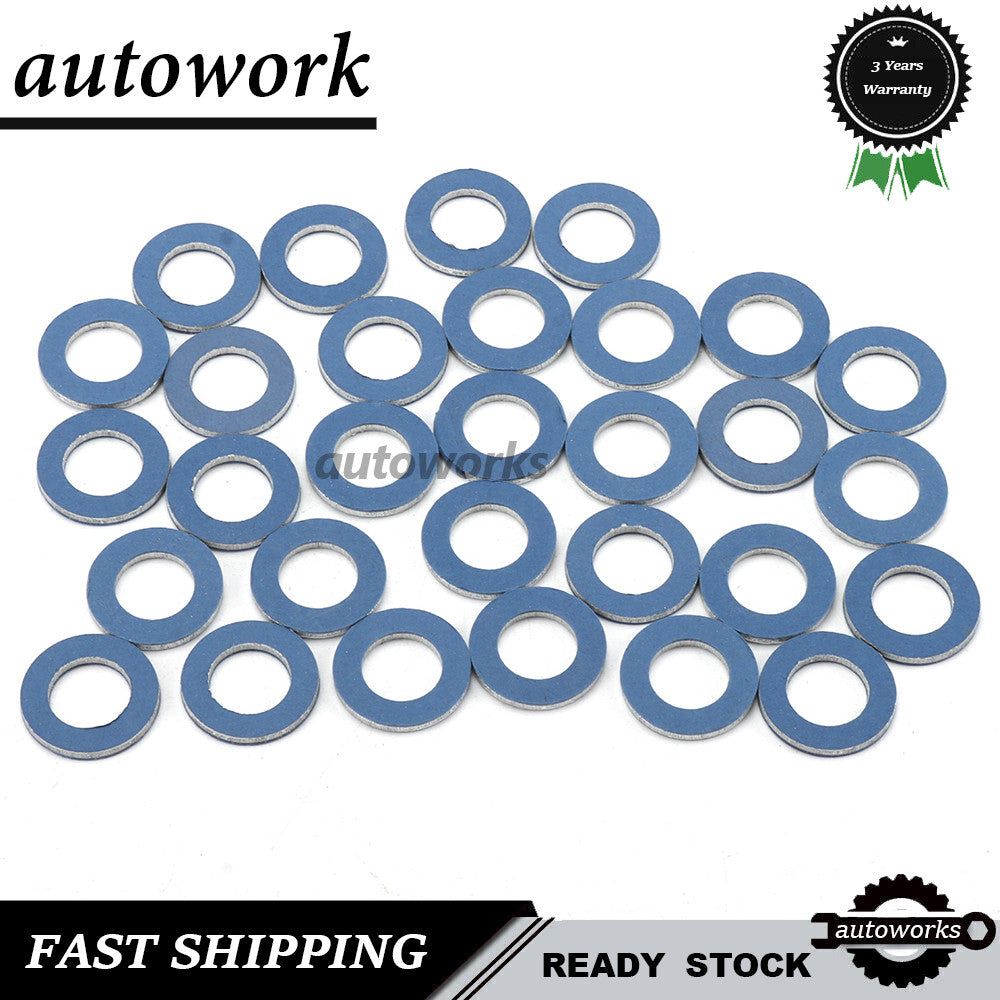 30x 9043012031 Oil Drain Sump Plug Washers Gasket for Toyota