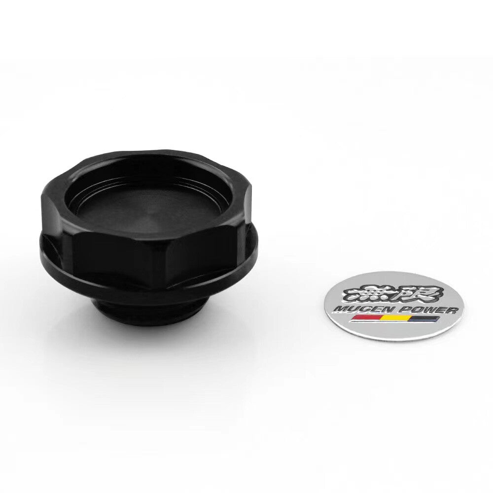 Oil Filler Cap+ Radiator Cap+ Oil Dipstick for Honda for Acura K20 K Series Black