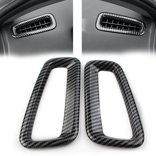 Inner Dash Side Air Vent Outlet Cover for Honda for Civic 11th 2022 Up Carbon Look