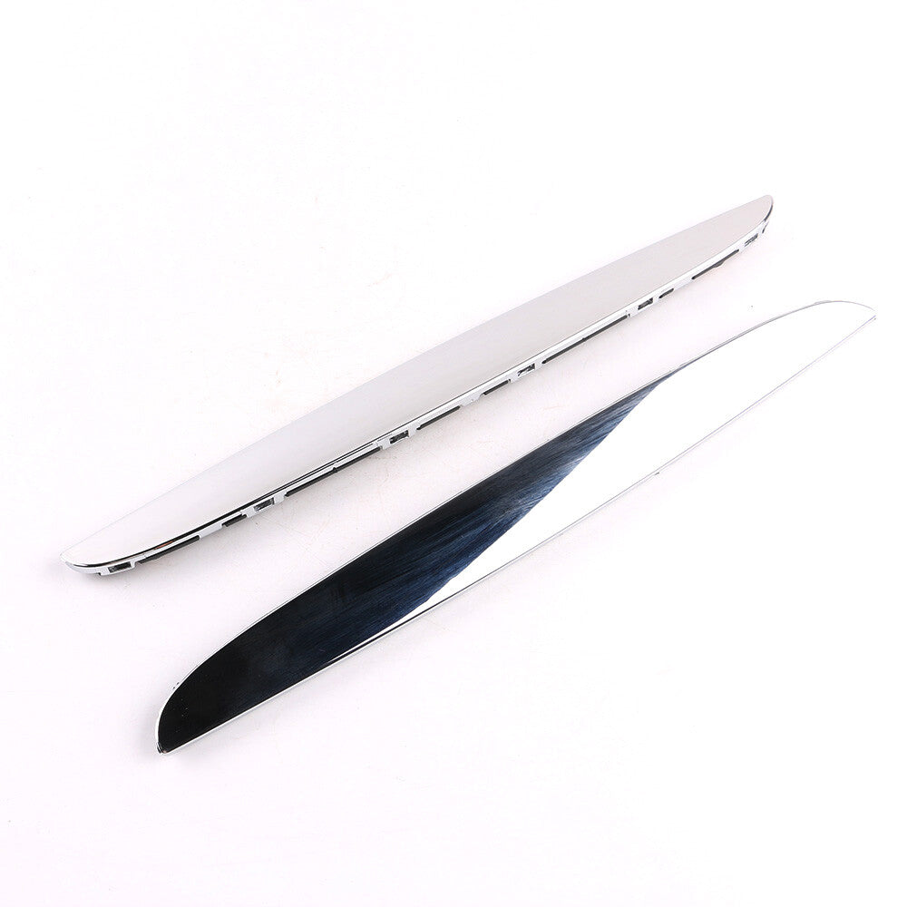 2 Pack Front Hood Chrome Cover Trim Above Grille for BMW E90 E91 3-Series 325i