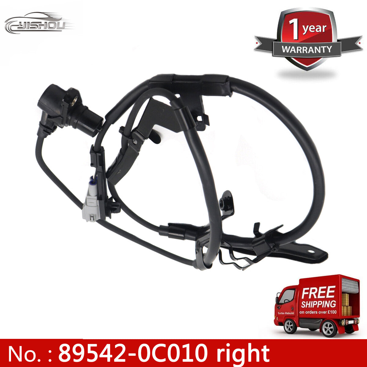 89542-0C010 new Right Front ABS Wheel Speed Sensor for Toyota Sequoia Tundra