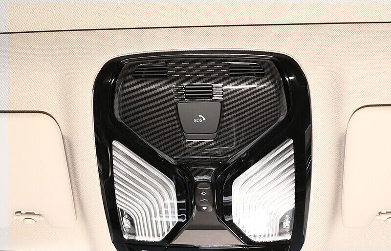 for BMW X3 G01 2018-2021 Carbon Fiber Inner Front Reading Lamp Frame Cover Trim