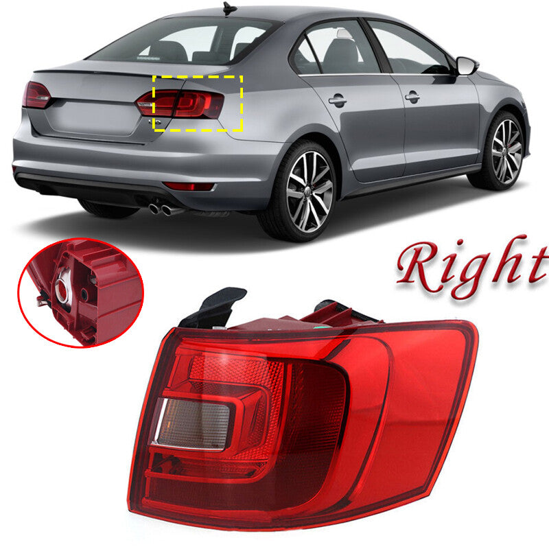 Applicable to the right outer taillight and brake light of for Volkswagen for Jetta sedans 2012-2014.