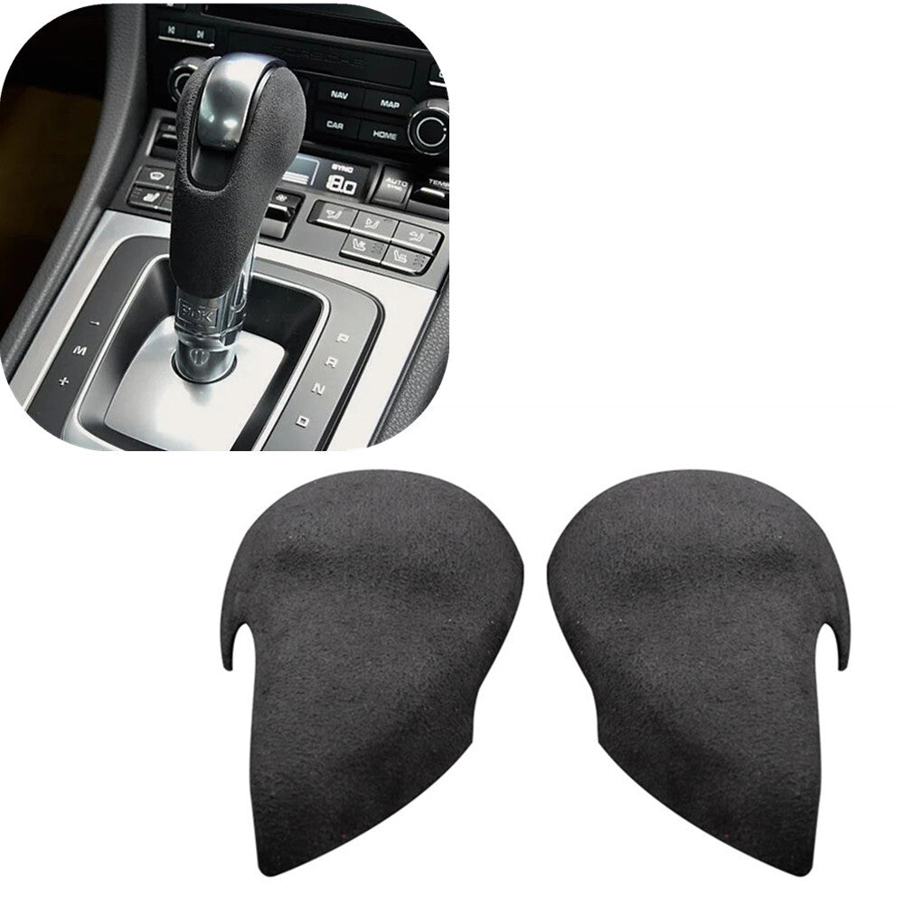 Black Suede Shift Button in the Center Console for Porsche for Panamera 2010-2016