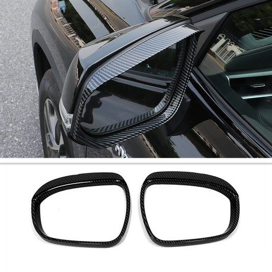 Carbon fiber mirrored rain guard trim is suitable for 2022 and 2023 for Mitsubishi Outlander