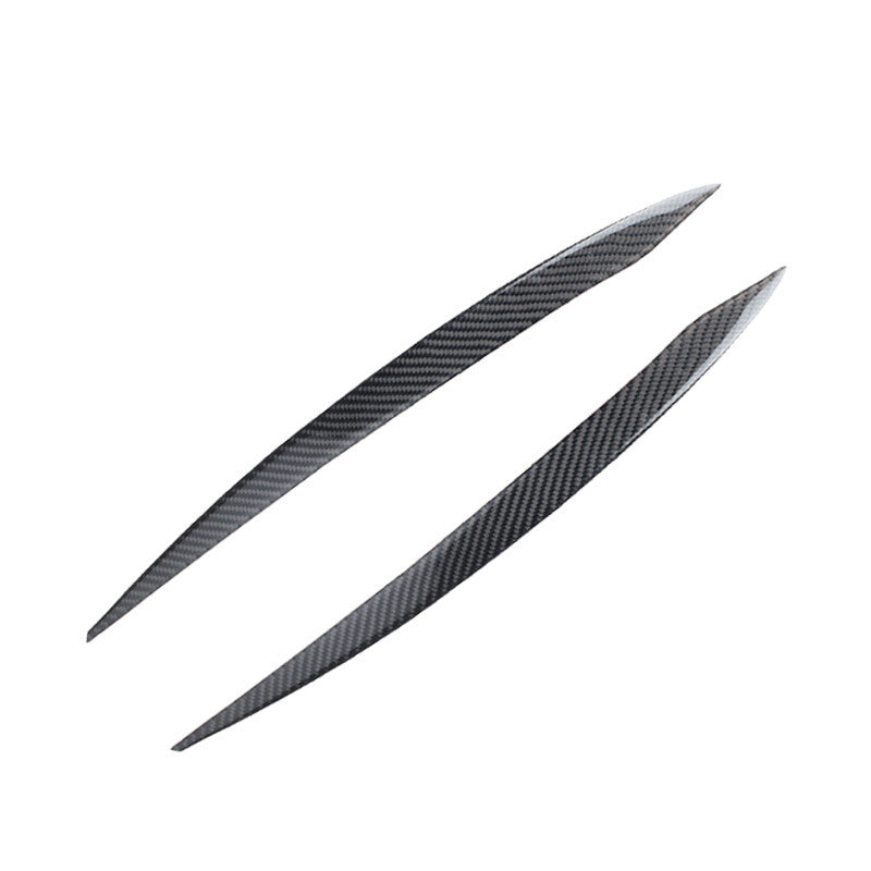 Carbon Fiber Headlight Eyebrows Decorative Trim Cover for VW for Golf MK7 2014-2019