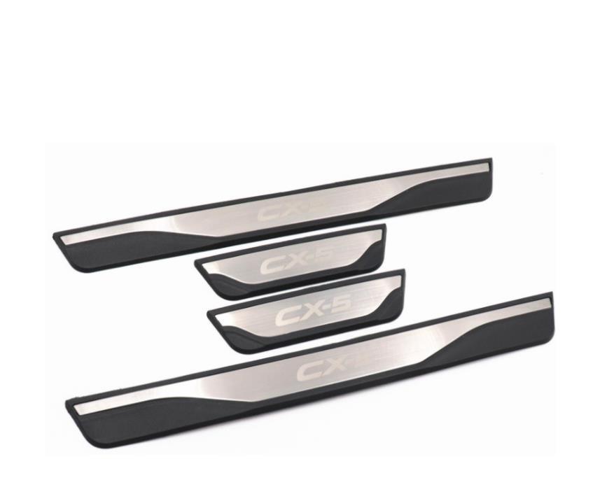 Car Accessories Door Sill Protector Scuff Plate Cover Sticker For 2023 for Mazda CX5