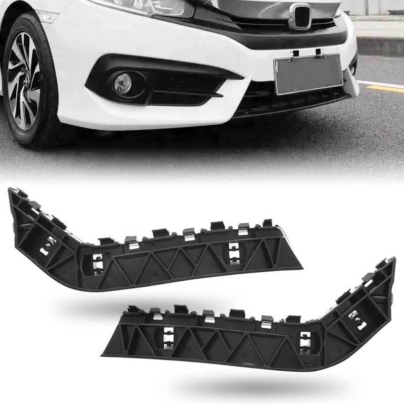 Bumper Retainer Bracket Set of 2 for Honda for Civic 2016-2018 Front LH and RH Cover