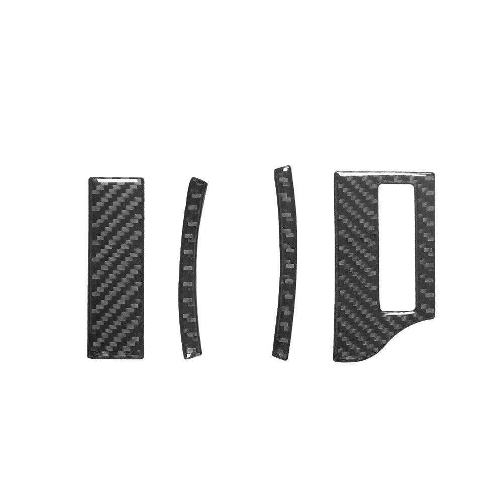 4X Carbon Fiber Speedometer Side Cover Trim For Silverado/tahoe/ for sierra 2007-2014
