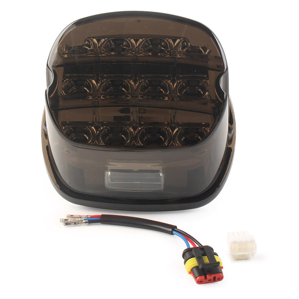 for Harley Electra Glide Fatboy Ultra Limited Dyna LED Brake Tail Light Smoke UK