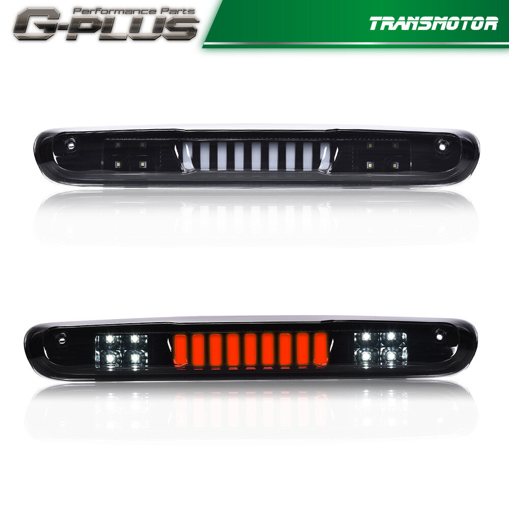 Menxing 07 - 2013 Red/Purple/Red/White for GMC for Sierra 1500 2500 3500 LED Triple Precision Molding