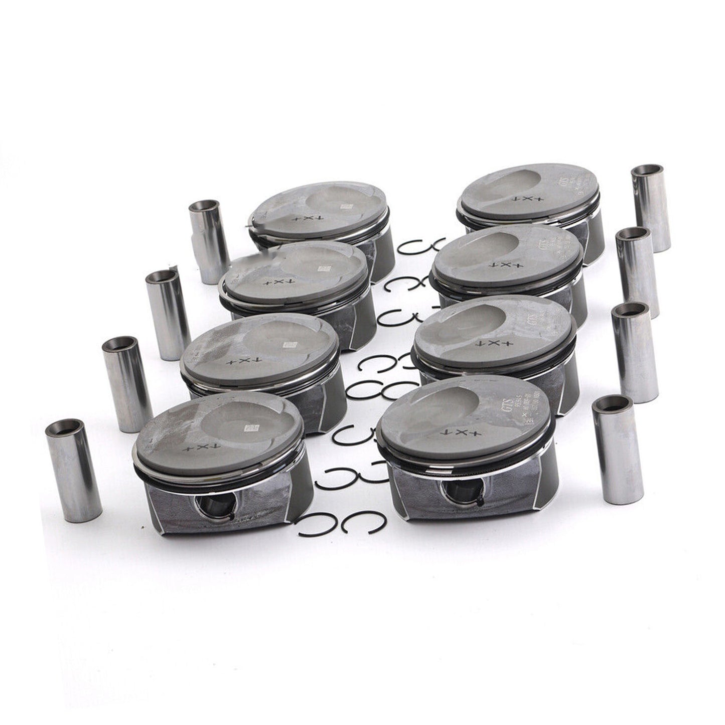 8Pc Pistons Rings Kits for Porsche for Cayenne for Panamera S GTS 957 970 4.8L V8