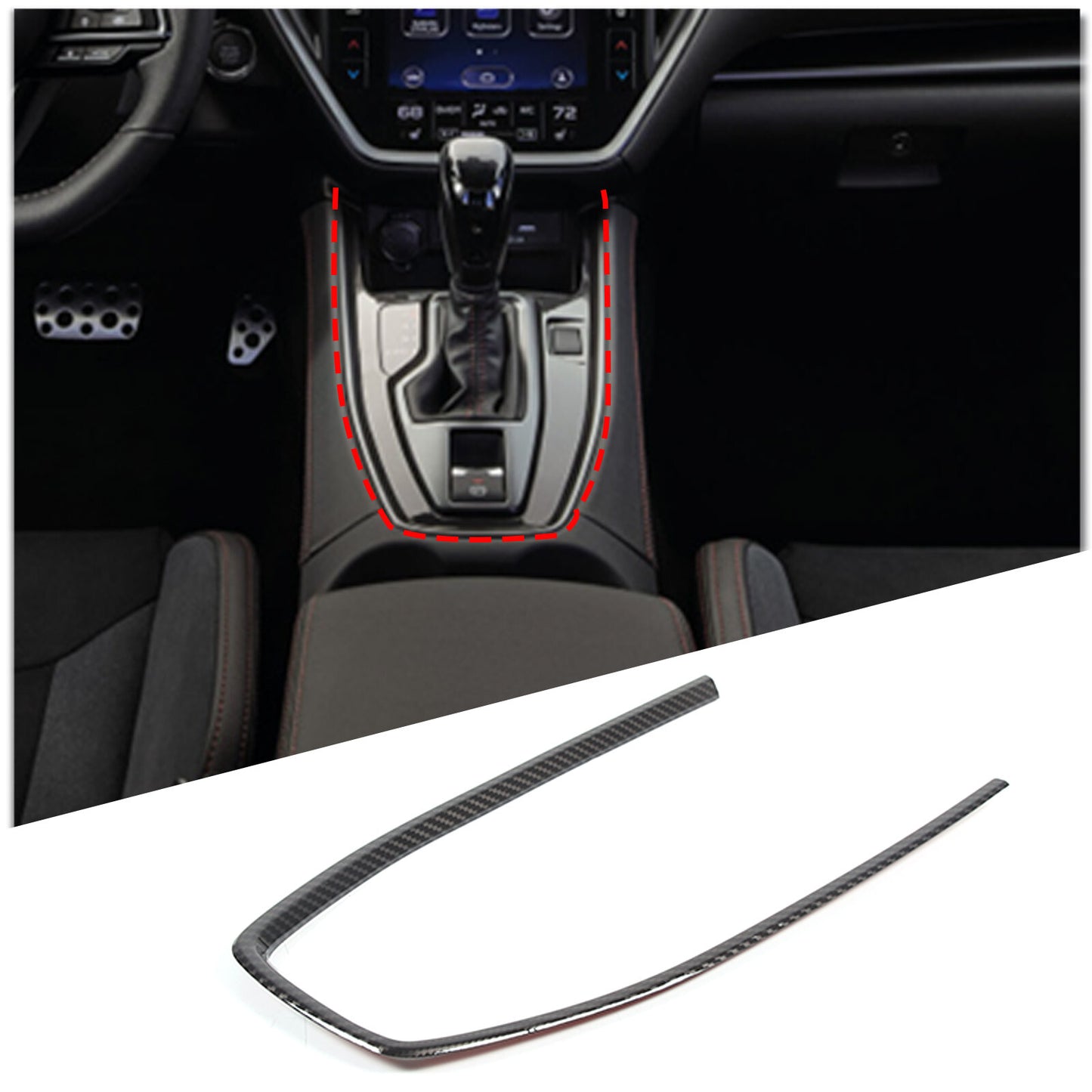 Suitable for Hummer H2 2003-2009 High Mount 3rd Brake Light Decorative Cover (Aluminum)