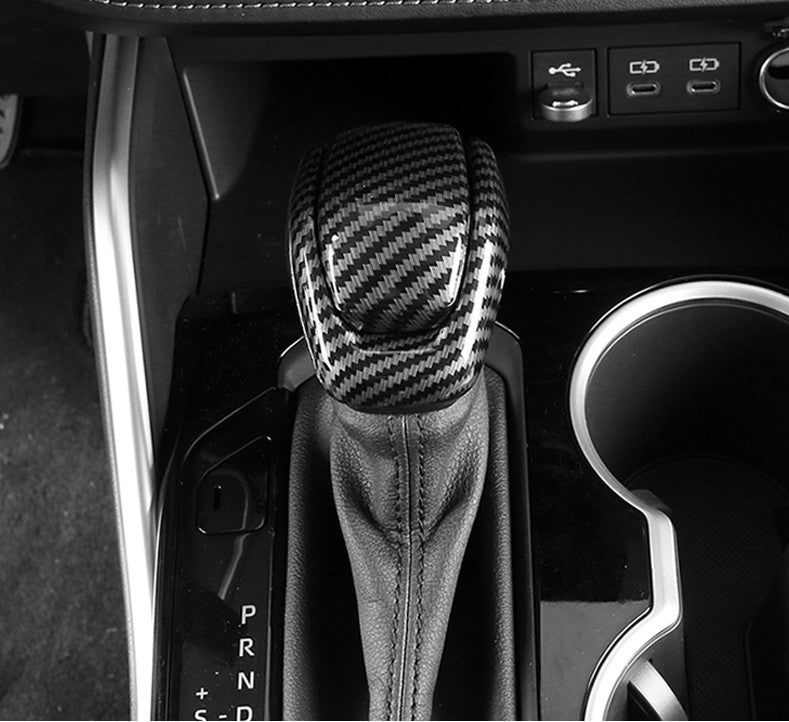 ABS carbon fiber gear shift cover trim suitable for Toyota 2020 - 2023 Highlander