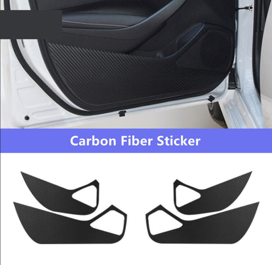 2020-2024 for Toyota for Corolla Carbon Fiber Sticker Car Door Anti Kick Panel Cover