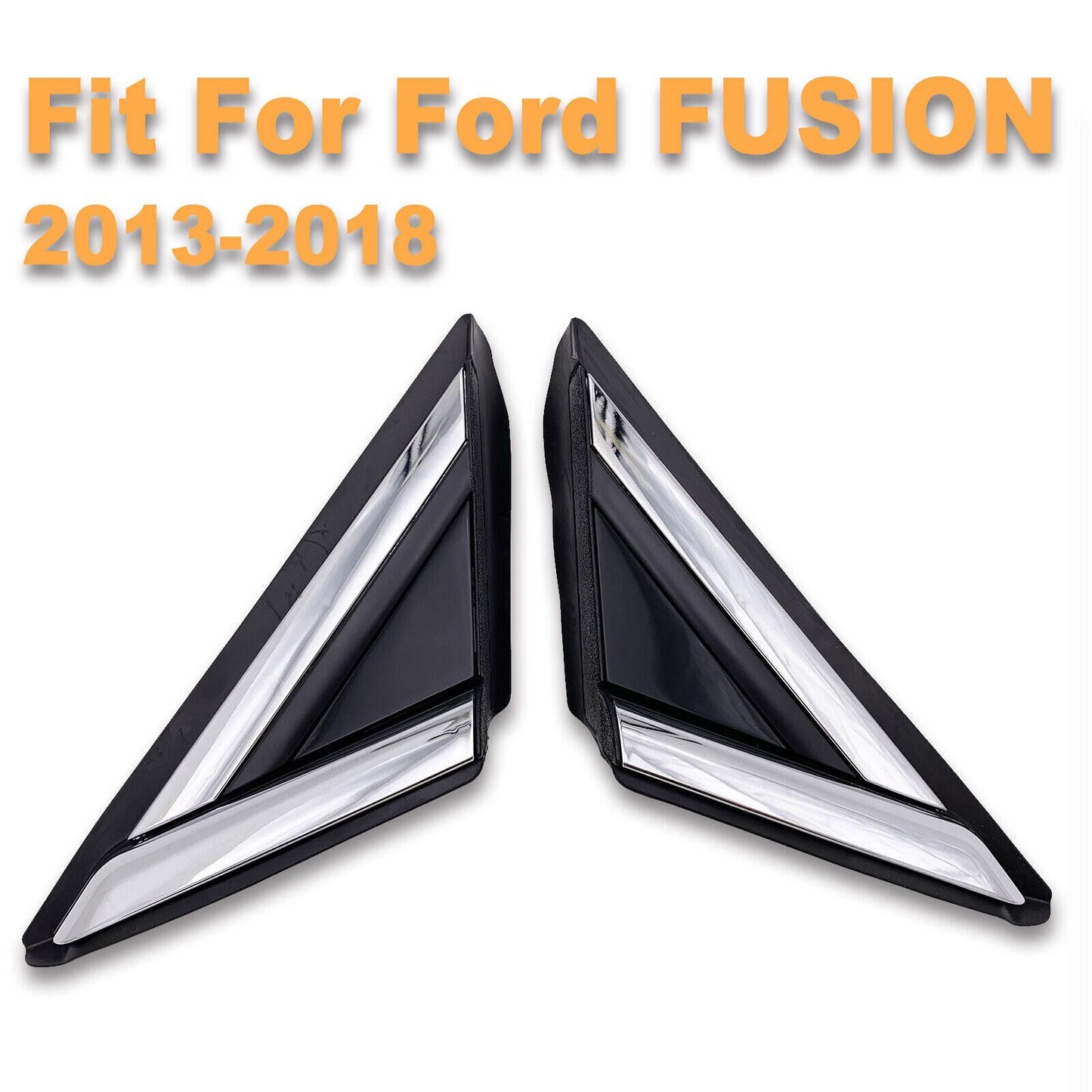 Front Door Window Mirror Molding Corner Covers Trim  for ford  Fusion 2013-2018