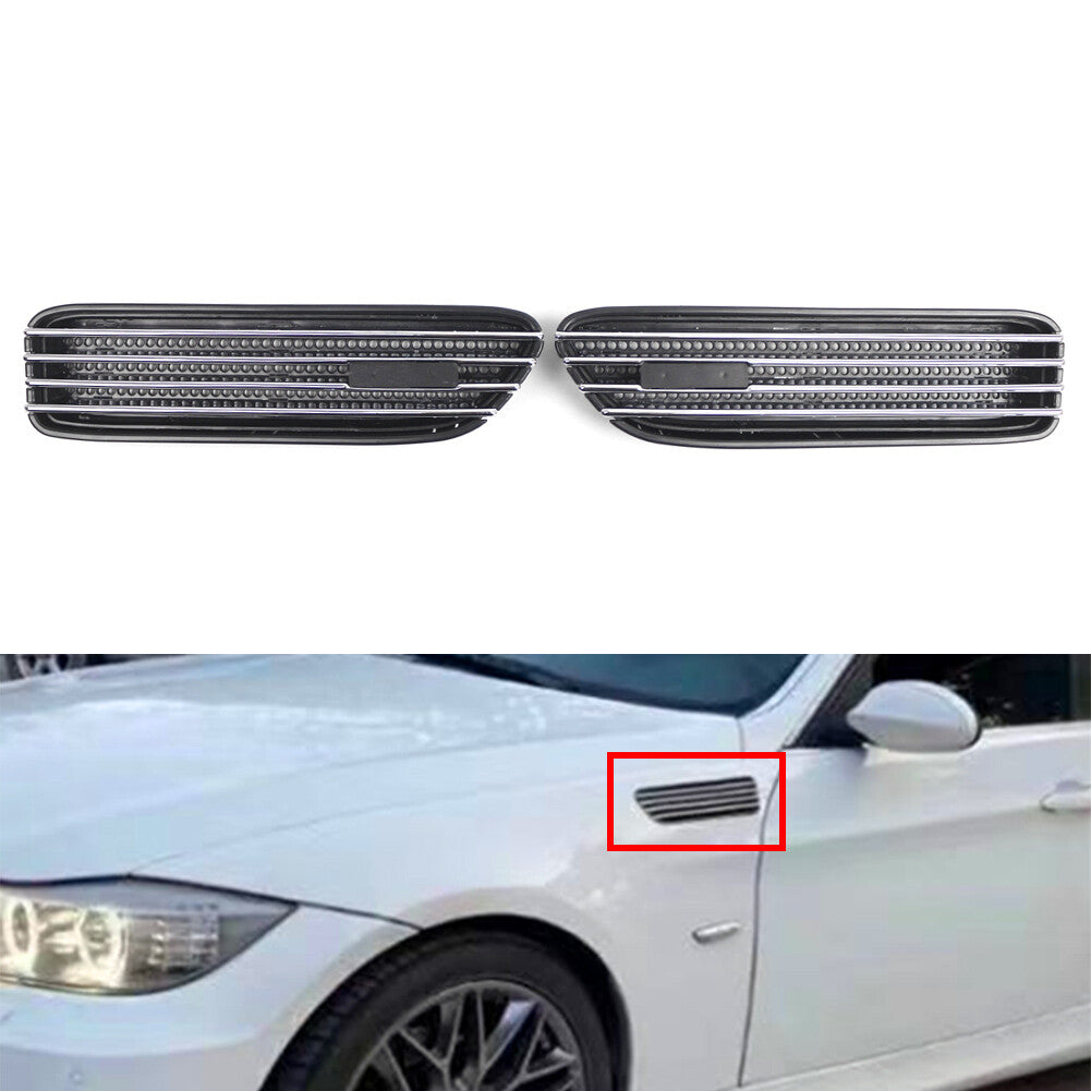Side Fender Air Flow Vents Grille Grill for BMW E46 M3 2001-06 2002 2003 04