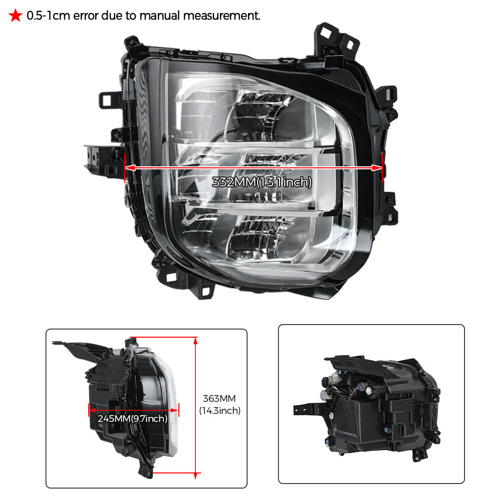 for Mitsubishi Outlander PHEV 2.4L Left Driver Side LED Headlight Headlamp