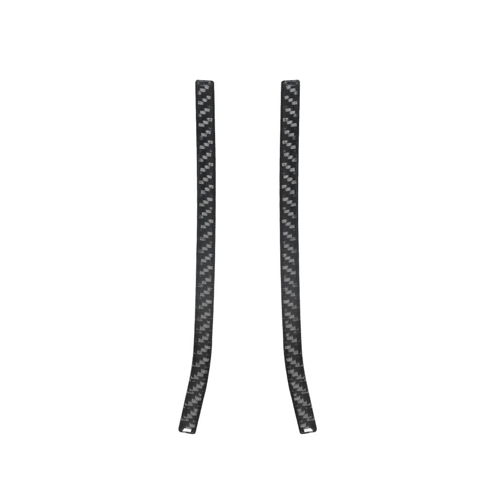 2x Carbon Fiber Dash Air Vent Strip Cover Trim For Land for Range Rover Sport 14-17