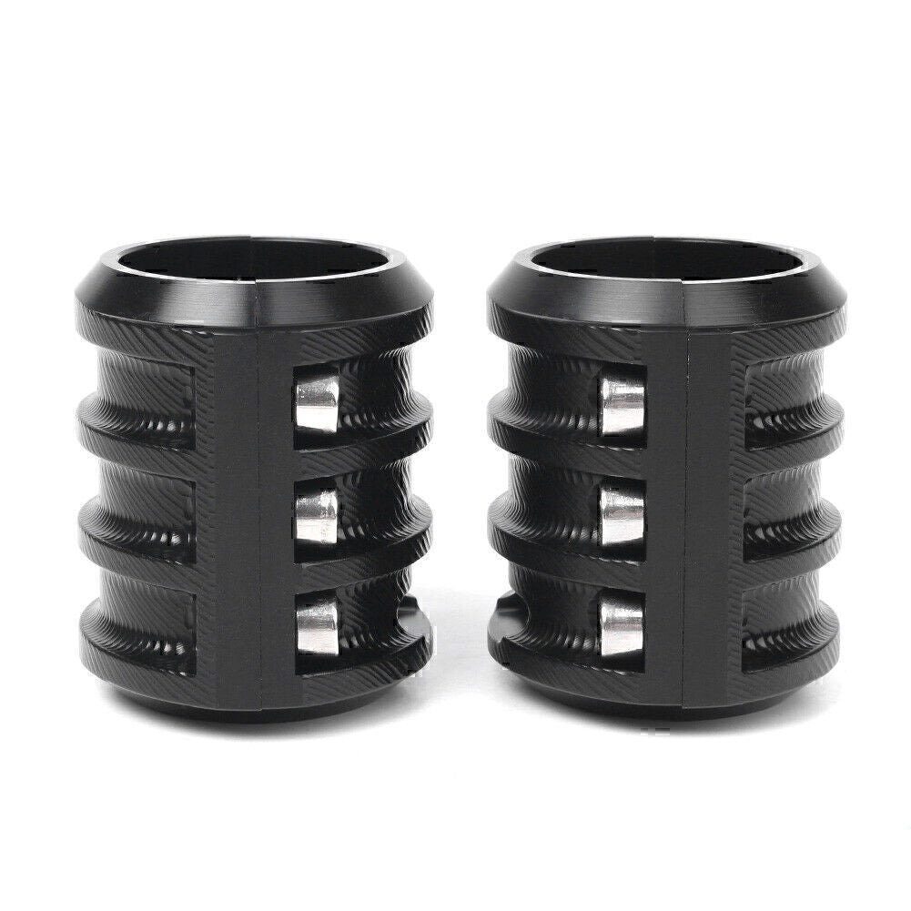 Front Fork Tube Shock Boot Slider Cover Fit for BMW R 1200GS Adv 2013-16 Black 2pcs