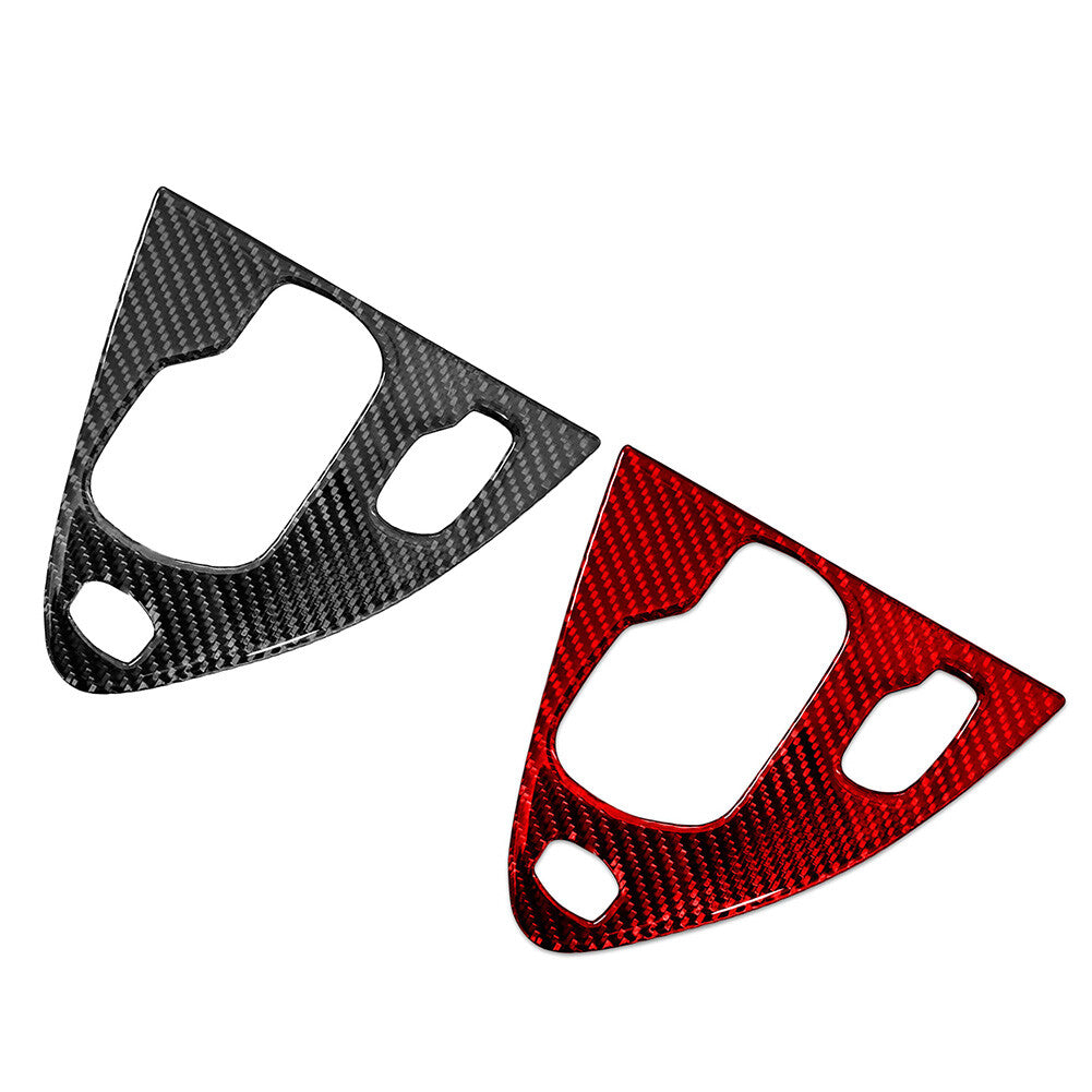 RHD Carbon Fiber Automatic Gear Shift Panel Cover Trim FIT for BMW 6 Series E63 E64