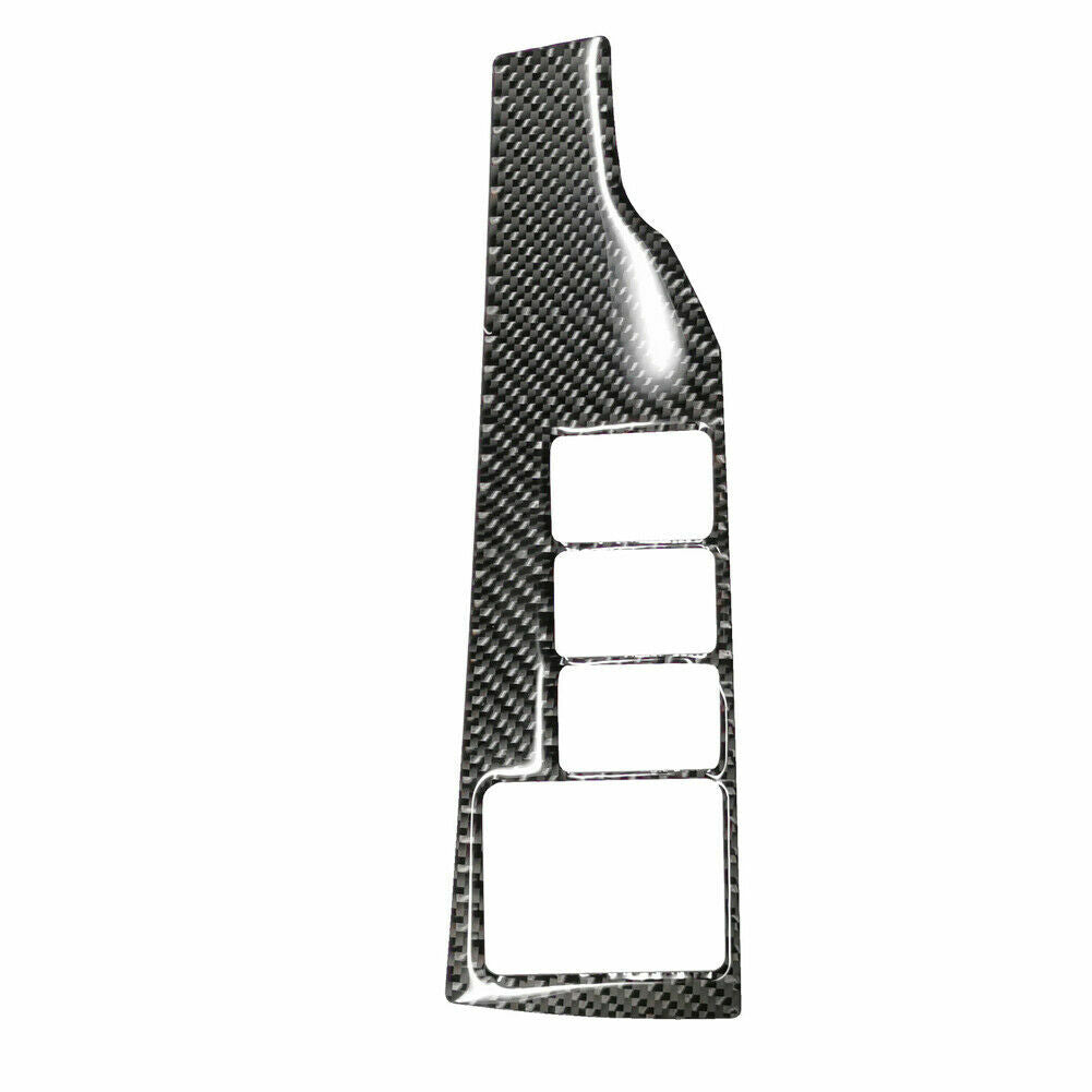 Carbon Fiber Headlight Switch Panel Sticker Fit for Toyota for Corolla 2014-2018