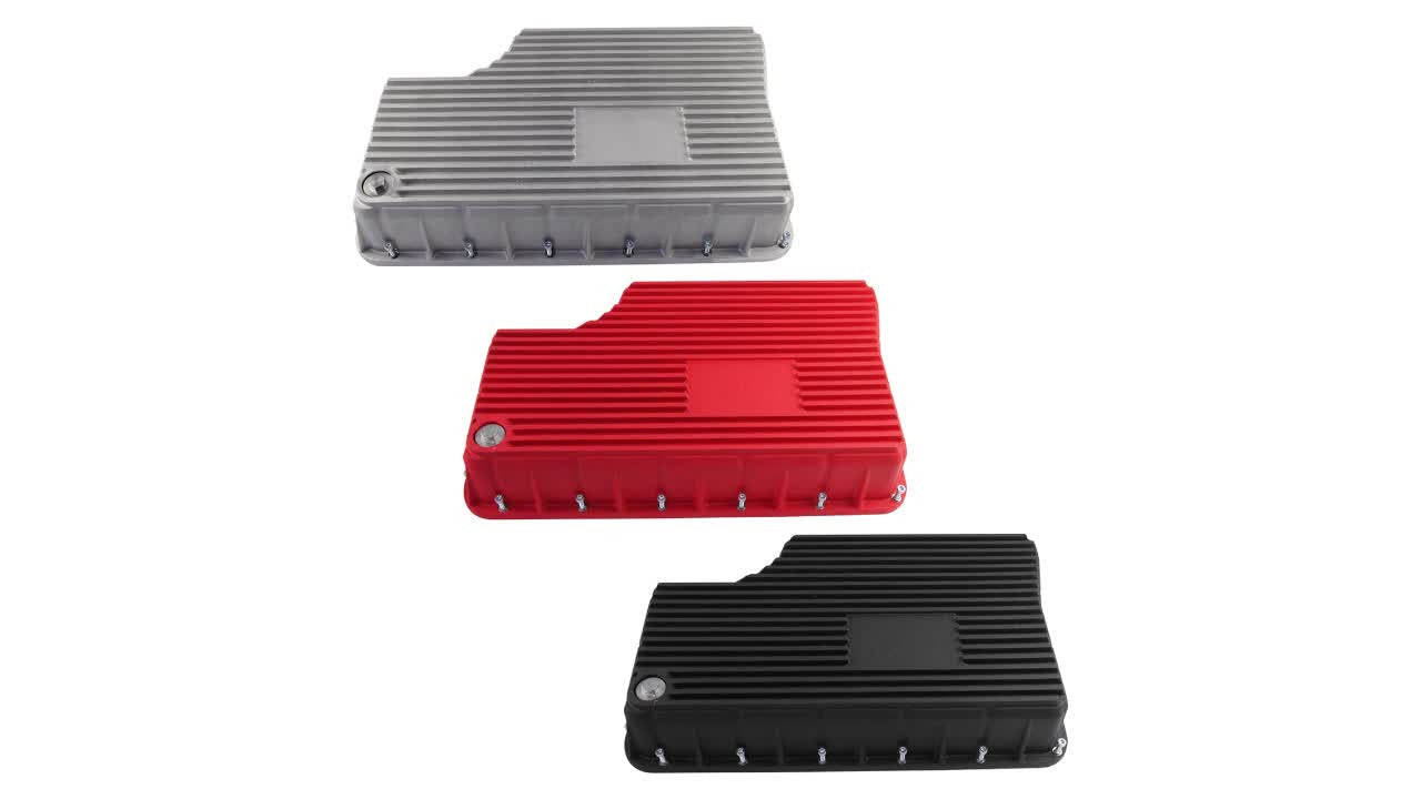 Heavy Duty 6R140 Transmission Deep Pan For 11-19 for Ford F250/F350 Aluminum Silver