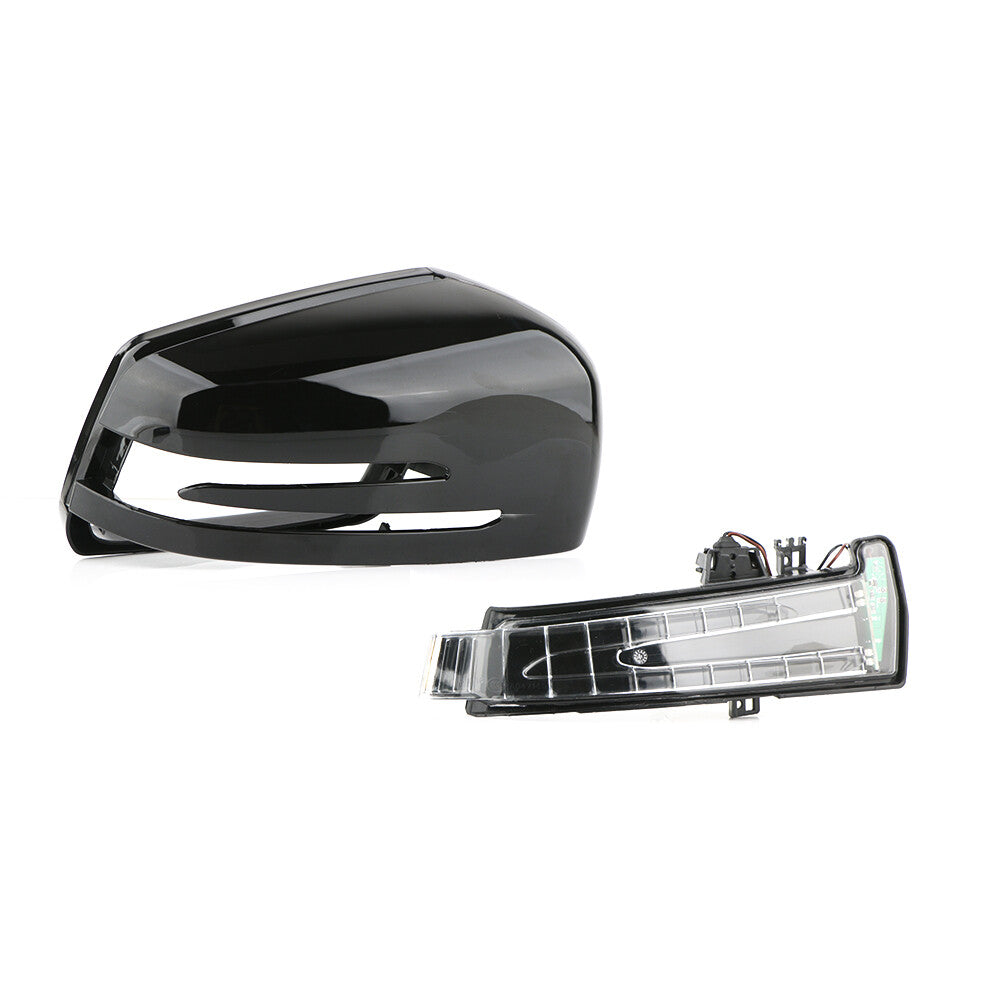 Right-side mirror cap covers turn signal lights applicable to for Mercedes-Benz W212 W204 W221