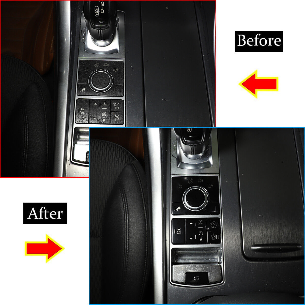Carbon fiber gear shift head sleeve is suitable for BMW Sport F10 F20 F26 F30 F31 F34
