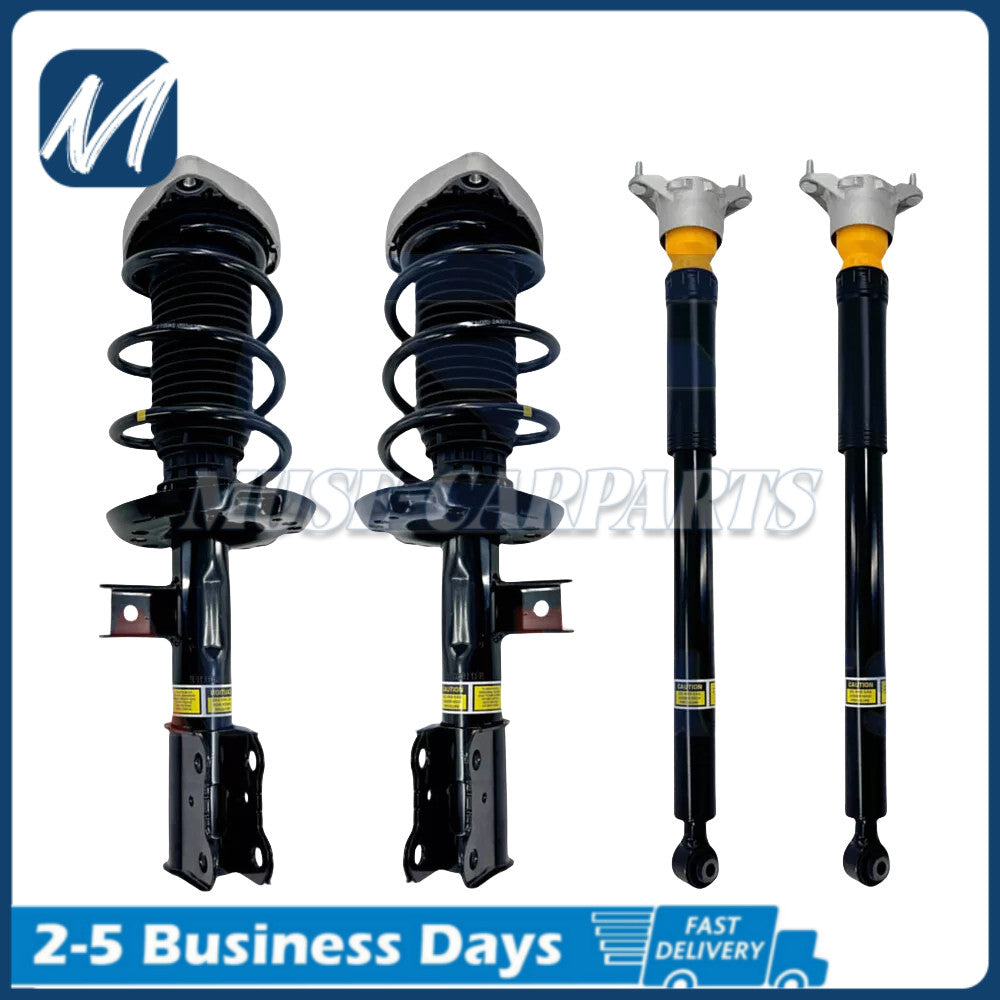 2-piece front shock absorber strut Assys EDC Fit for BMW F01 F02 550i 750i 07-15