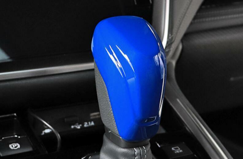 for Subaru Outback 2015-2022 Paint Blue Gear Shift Knob Shifter Lever Trim 1PCS