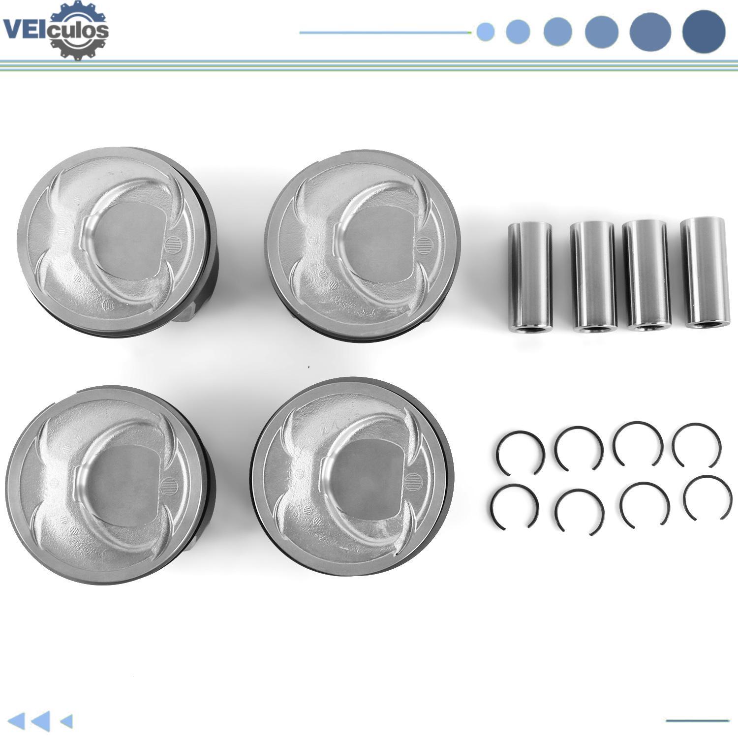 4Pcs Engine Piston  Rings Kit For 2011-2013 for KIA OPTIMA 2.4L 2359CC L4 DOHC