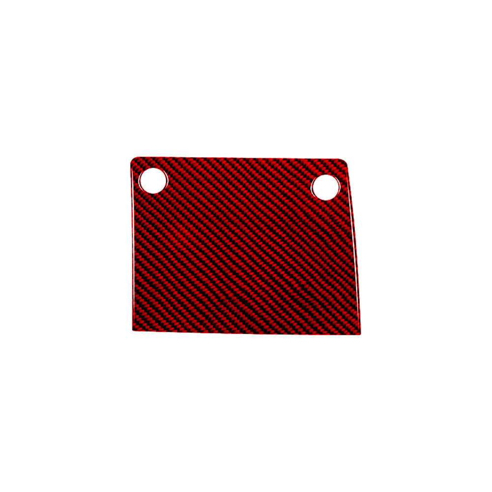 Red Carbon Fiber Driver Side Storage Panel Cover Trim for Ram Promaster 2014-21
