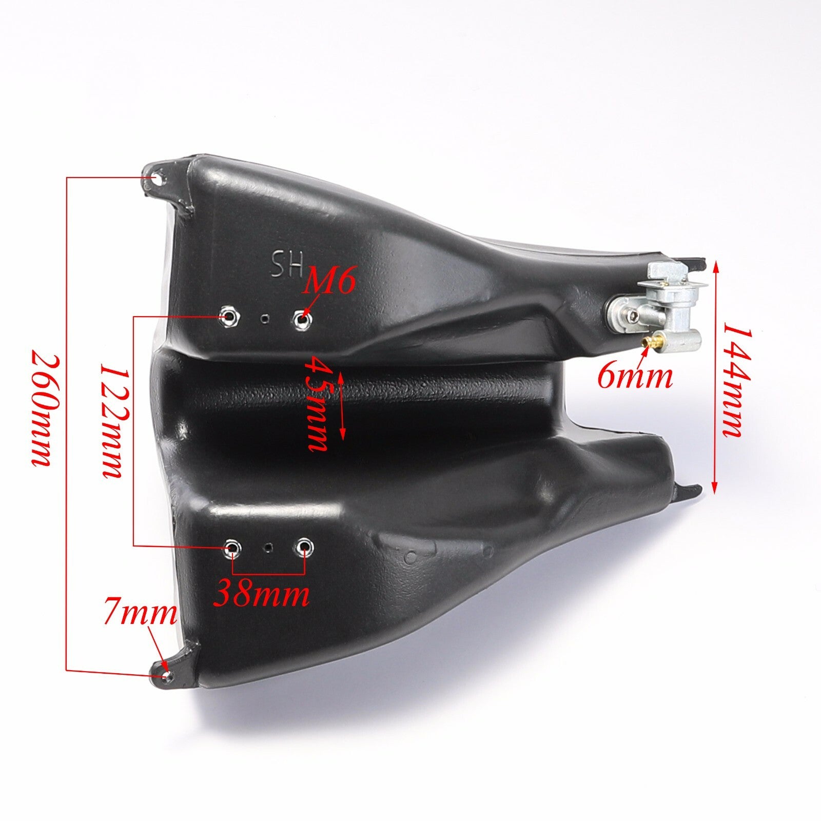 Fuel tank + for seat suitable for Honda CRF70 XR70 Dirt bicycles, Taodao Atomik 125cc 140cc