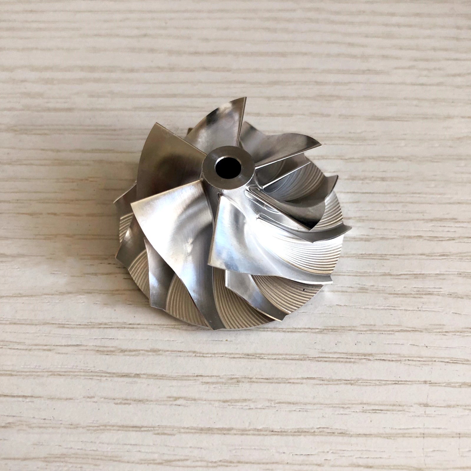 TF035HL12b 40.00/51.00mm 6+6blades High-performance billet compressor wheel
