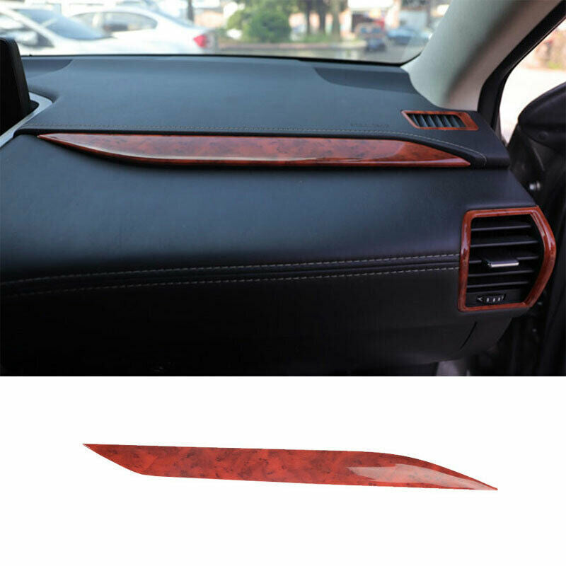Wood Grain Central Console Dashboard Strip Trim for Lexus NX200T 300h 2015-2021
