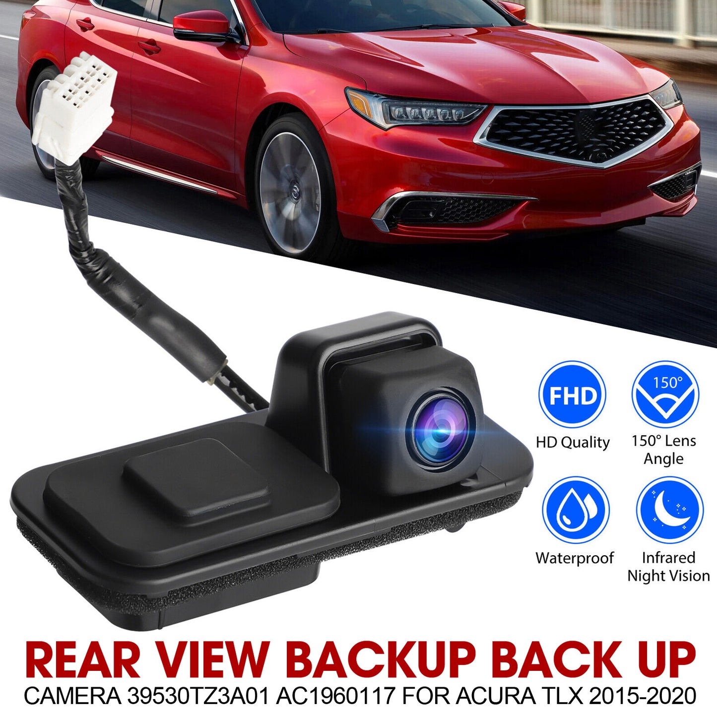 Rear View Backup Back Up Camera 39530TZ3A01 AC1960117 for Acura TLX 2015-2020BAM