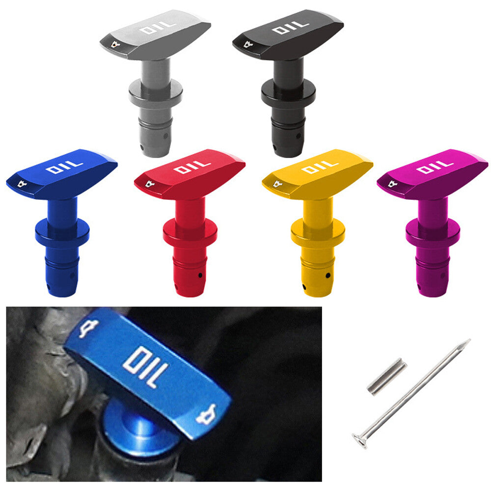 Gold Car Oil Dipstick Handle for Ford for Mustang for Dodge for Chrysler for Jeep V8 Engines